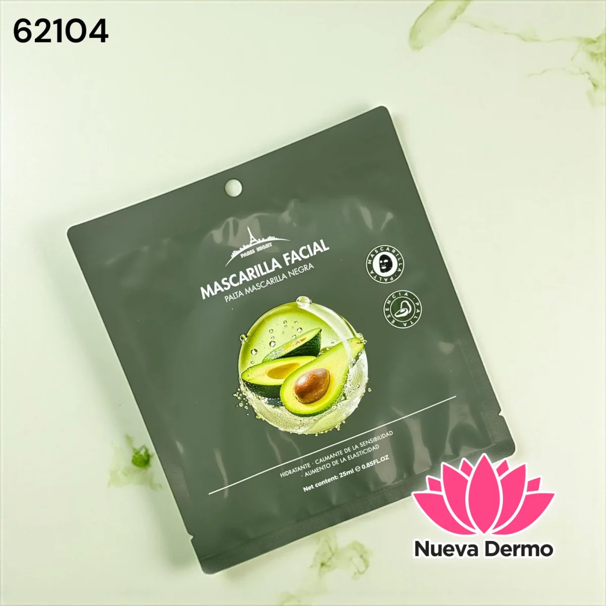 Mascarilla Facial Carbon Cristalino Palta Paris Night 62104