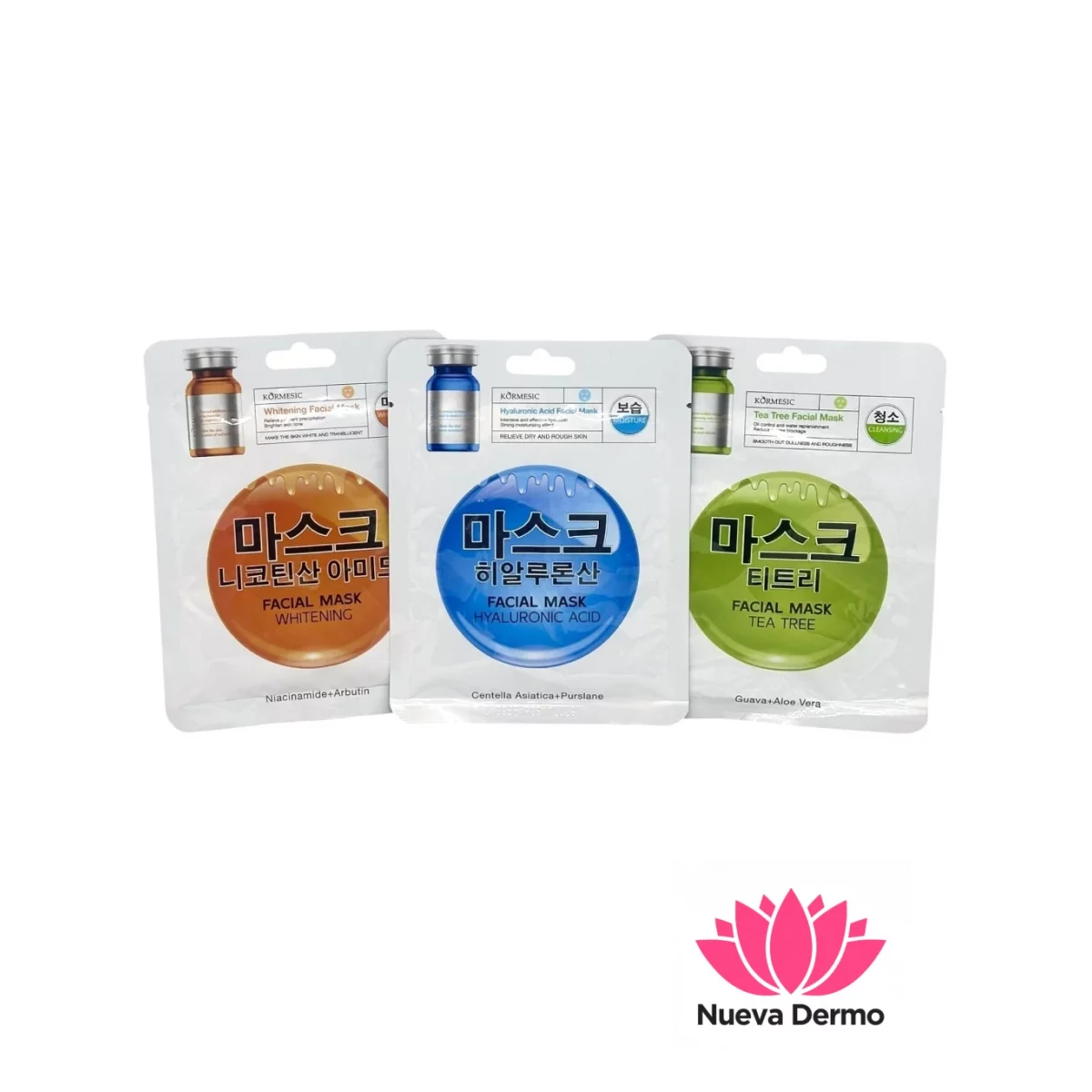 Mascarilla facial coreana Kormesic