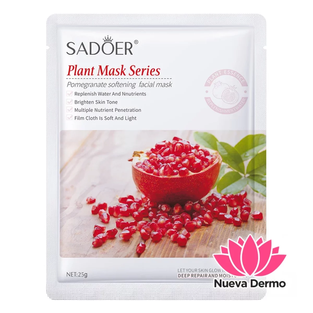 Mascarilla Facial de Granada Suavizante 25G 36735
