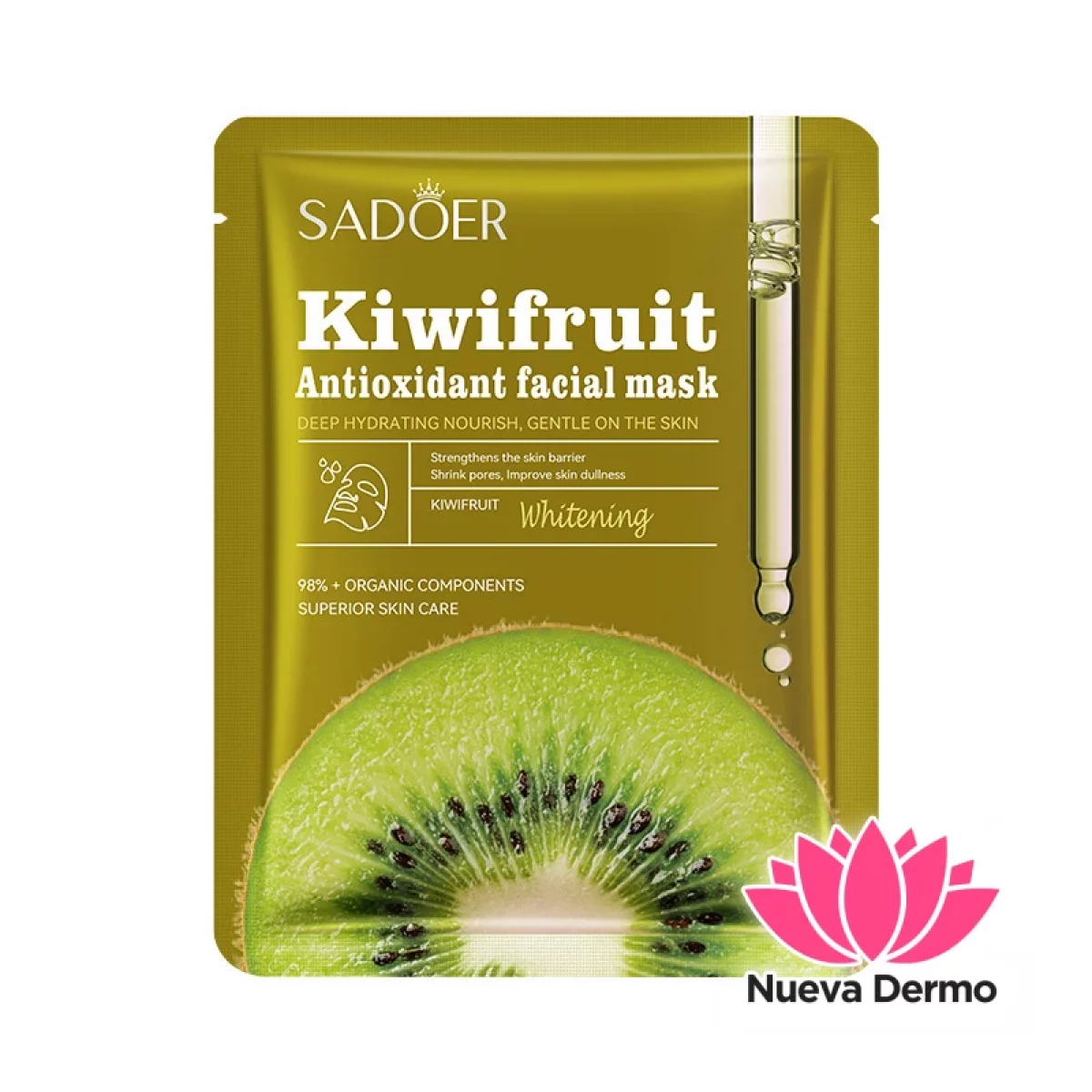 Mascarilla Facial de Kiwi Antioxidante E Iluminadora 25G 06257