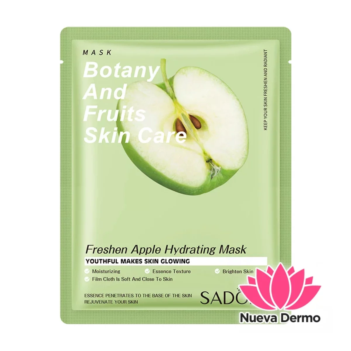 Mascarilla Facial de Manzana Hidratante y Refrescante 25G 13675