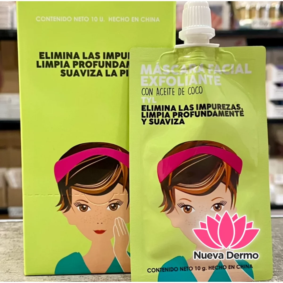Mascarilla facial exfoliante en sobre Thelma&Louise
