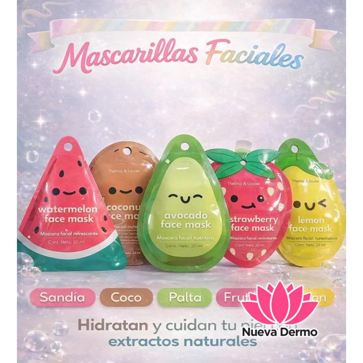 Mascarilla Facial Fruta TYL1881/1882