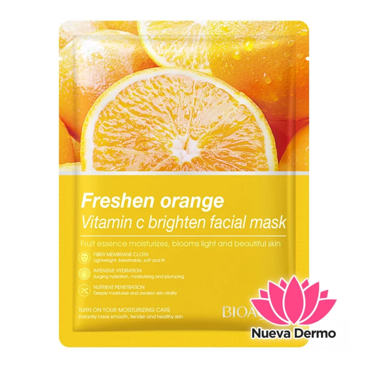 Mascarilla Facial Iluminadora con Naranja Fresca y Vitamina C 25G 12425