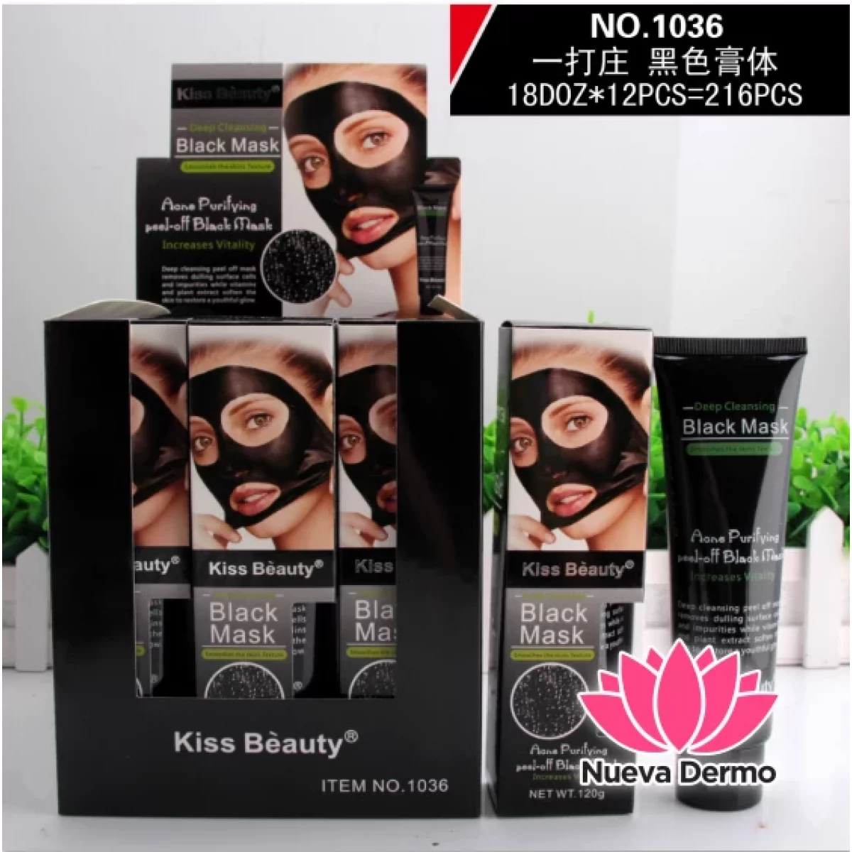 MASCARILLA FACIAL NEGRO EN GEL KA1036