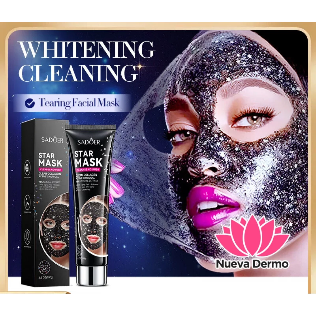 Mascarilla Facial Peel-Off Efecto Galaxia