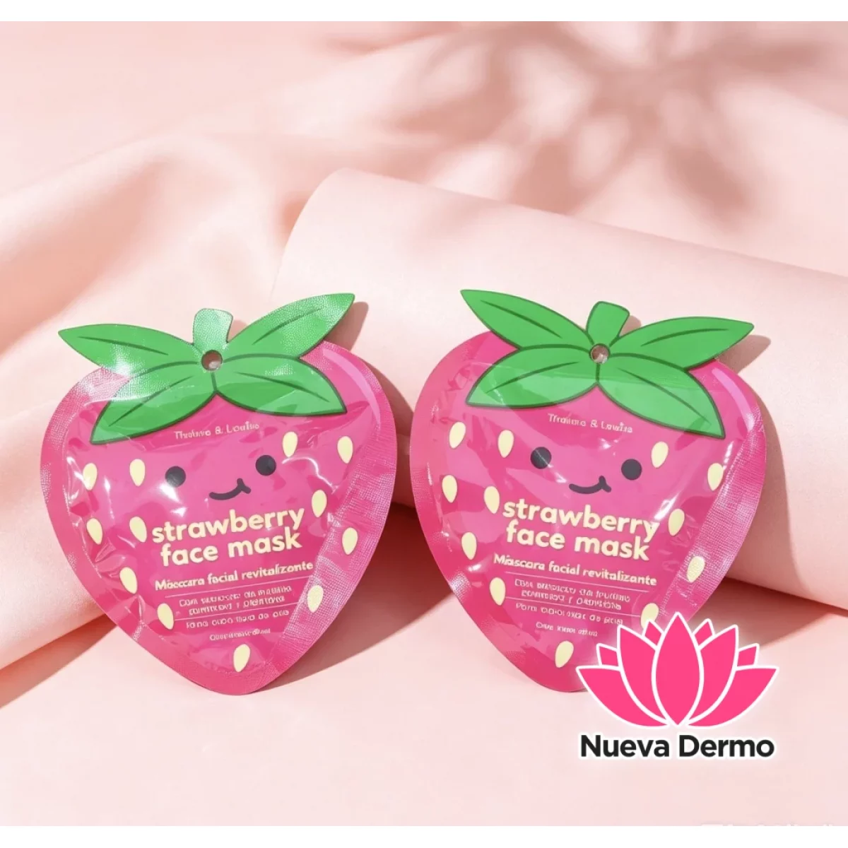 Mascarilla Facial Revitalizante Con Extracto De Frutilla