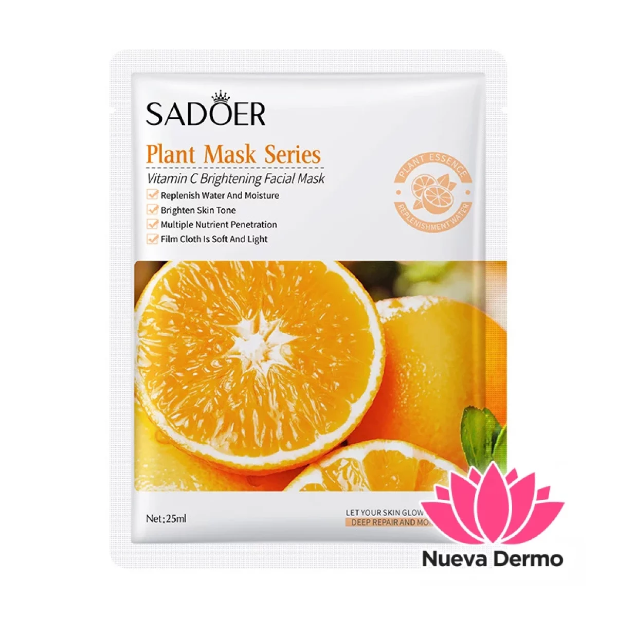 Mascarilla Facial Vitamina C Iluminadora