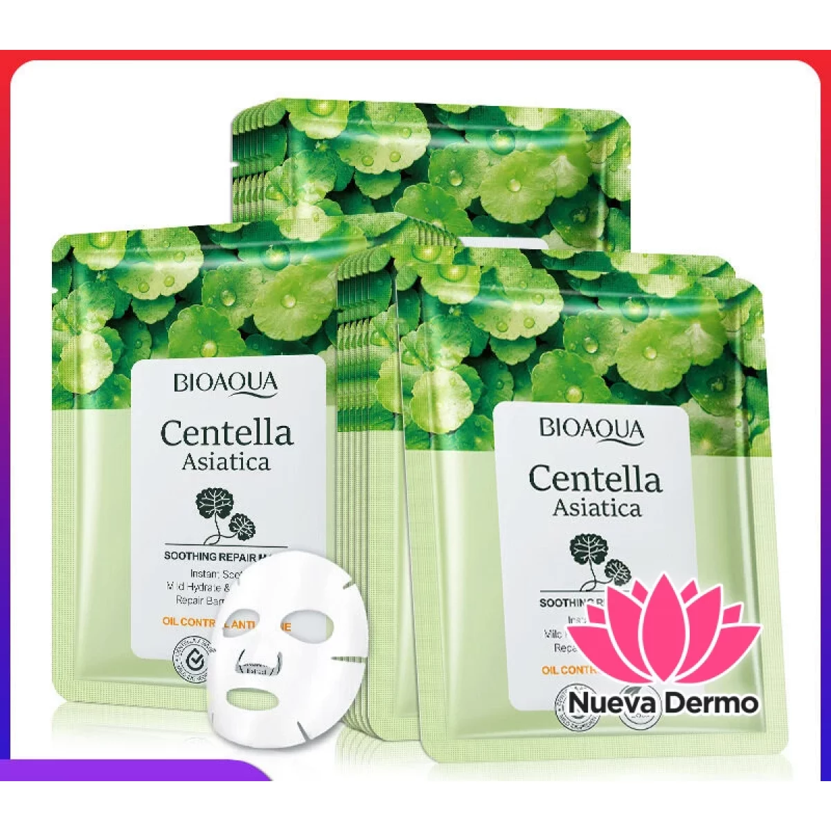 Mascarilla Hidratante Calmante de Centella Asiatica
