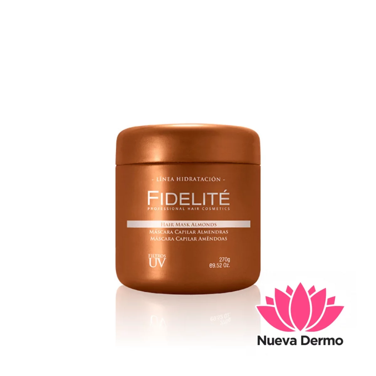 MASCARILLA HIDRATANTE DE CABELLO DE ALMENDRAS 270GRS – FIDELITE