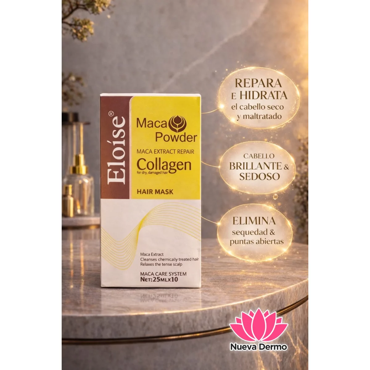Mascarilla Maca Powder Caja x10u Eloise