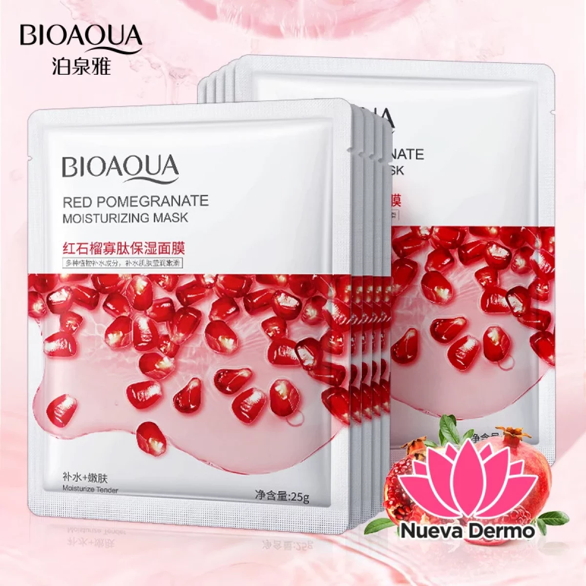 Mascarilla Nutritiva E Hidratante con Granada y Oligopéptidos