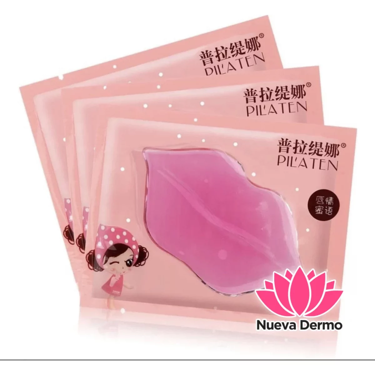 Mascarilla Parche Labios Colageno