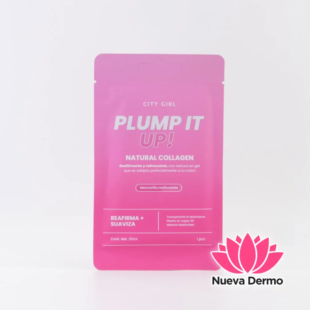 MASCARILLA REAFIRMANTE ‘PLUM IT UP!’ DE GEL CON COLAGENO – CITY GIRL