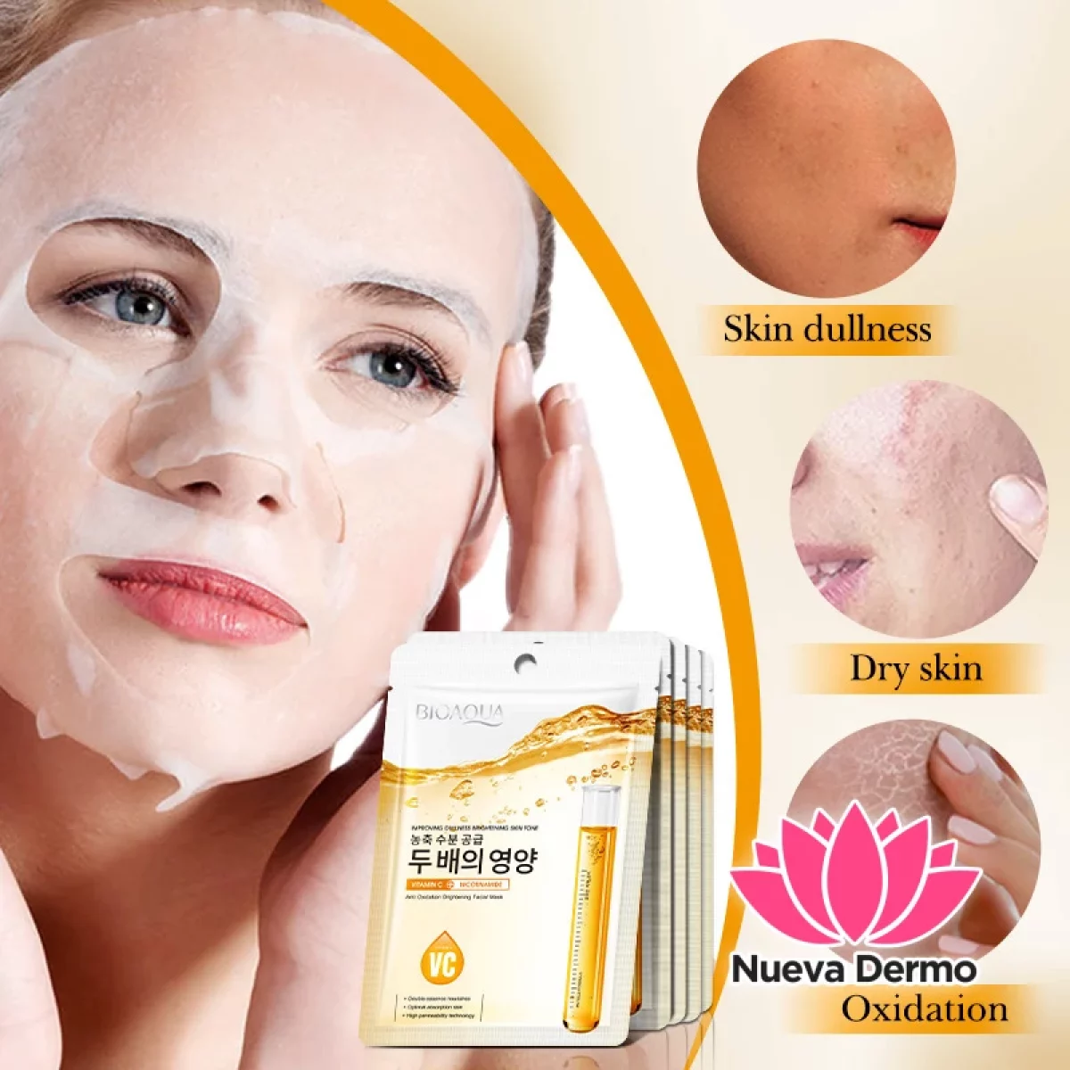 Mascarilla Vitamina C Niacinamida Antimanchas 33727