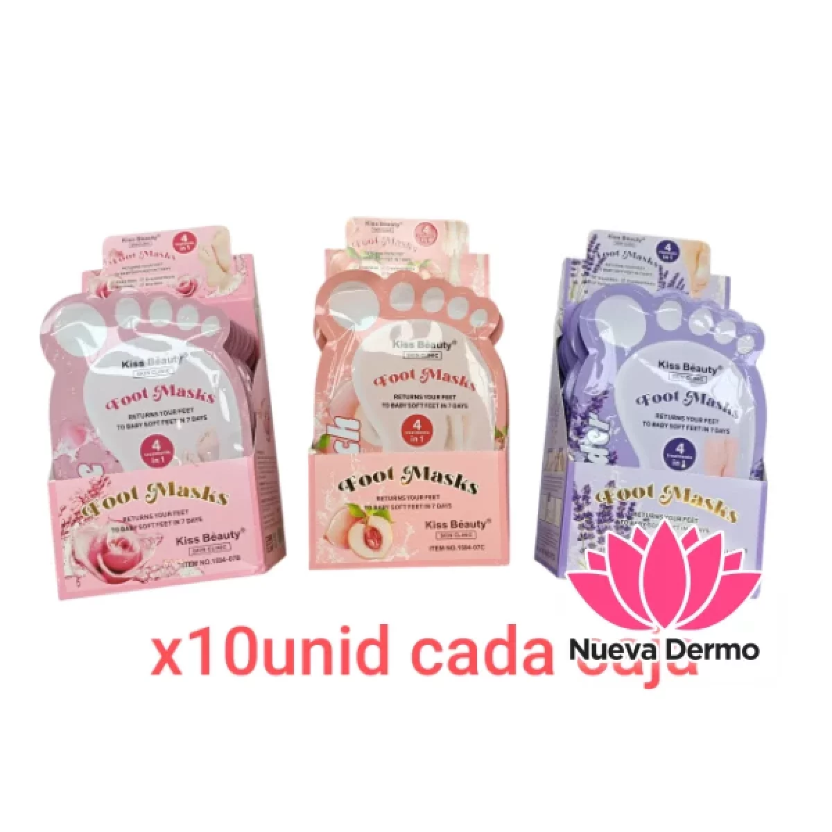 MASK MASCARILLA P/PIE kiss beauty ka1594