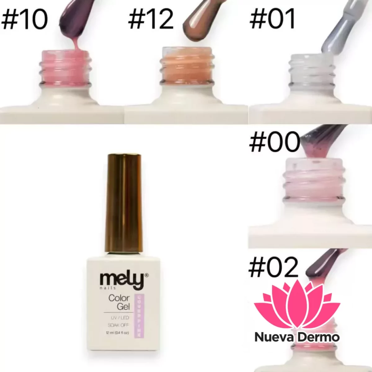 Mely semi cover pink 12ml #10