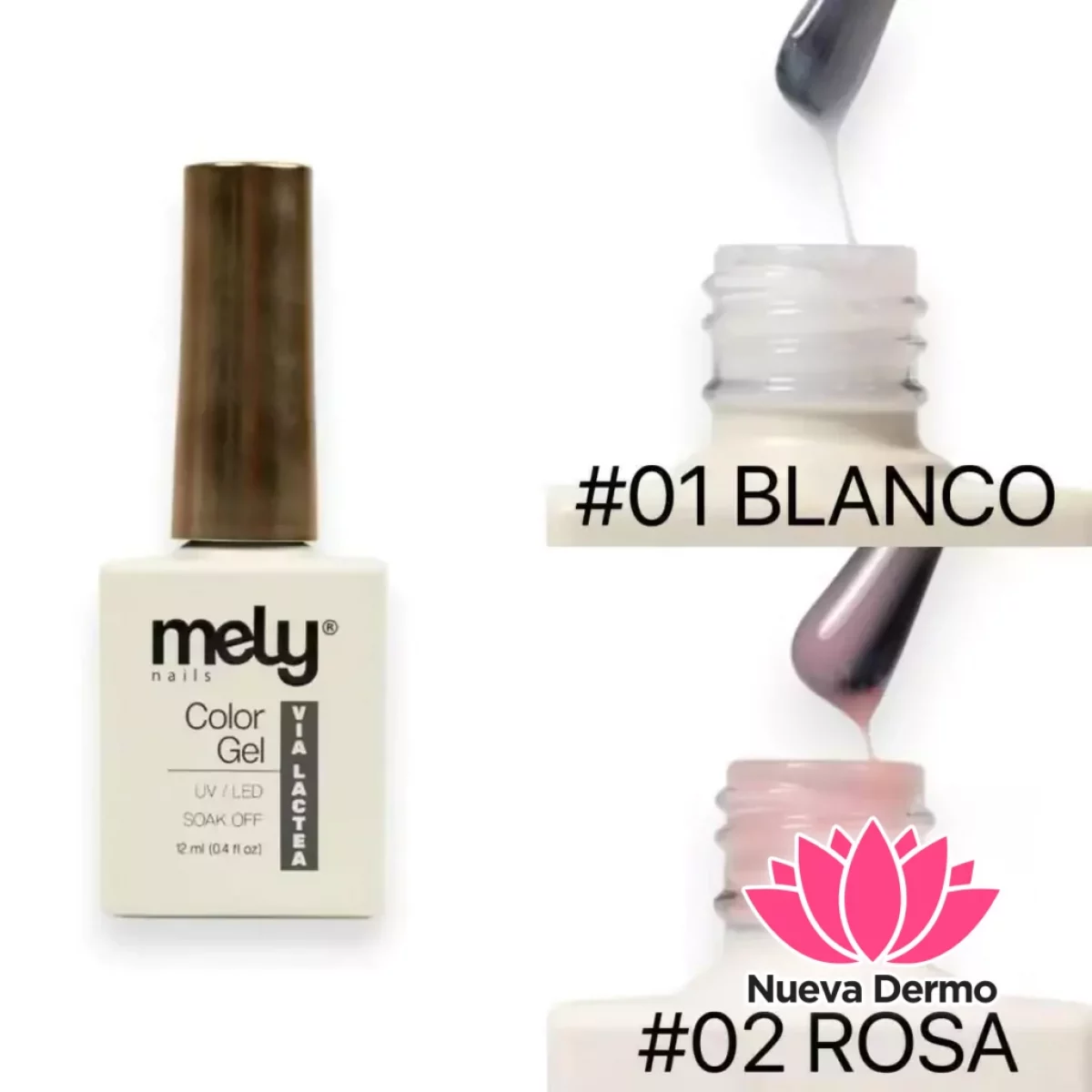 Mely semi via lactea 12ml MY860100 #02 ROSA