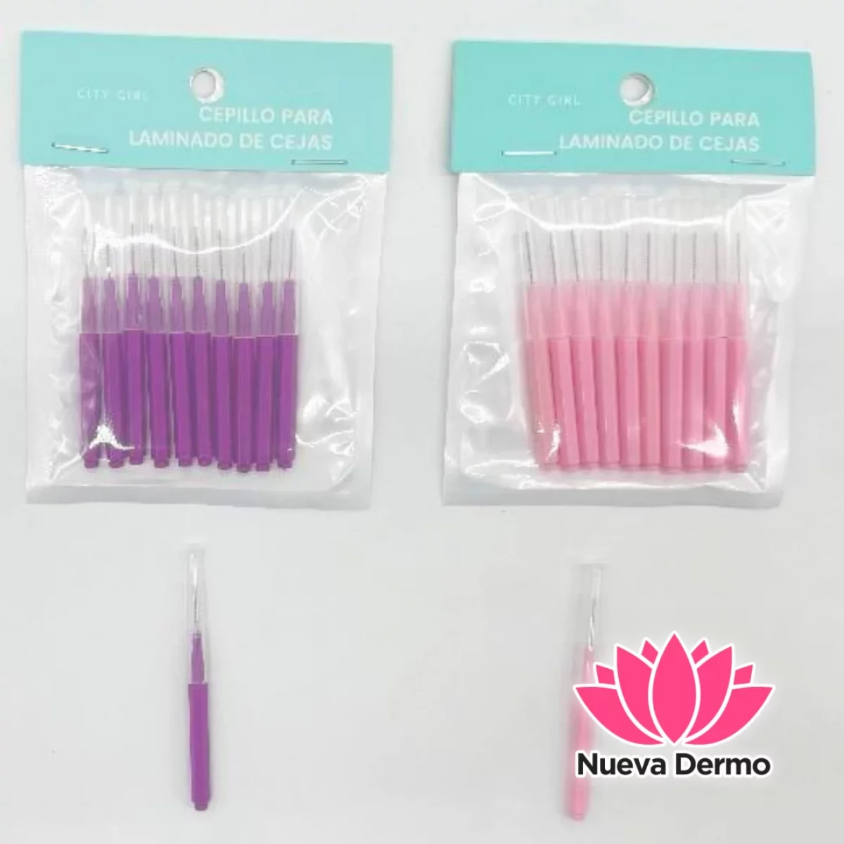 Micro Cepillos para Laminado de Cejas 10U – City Girl