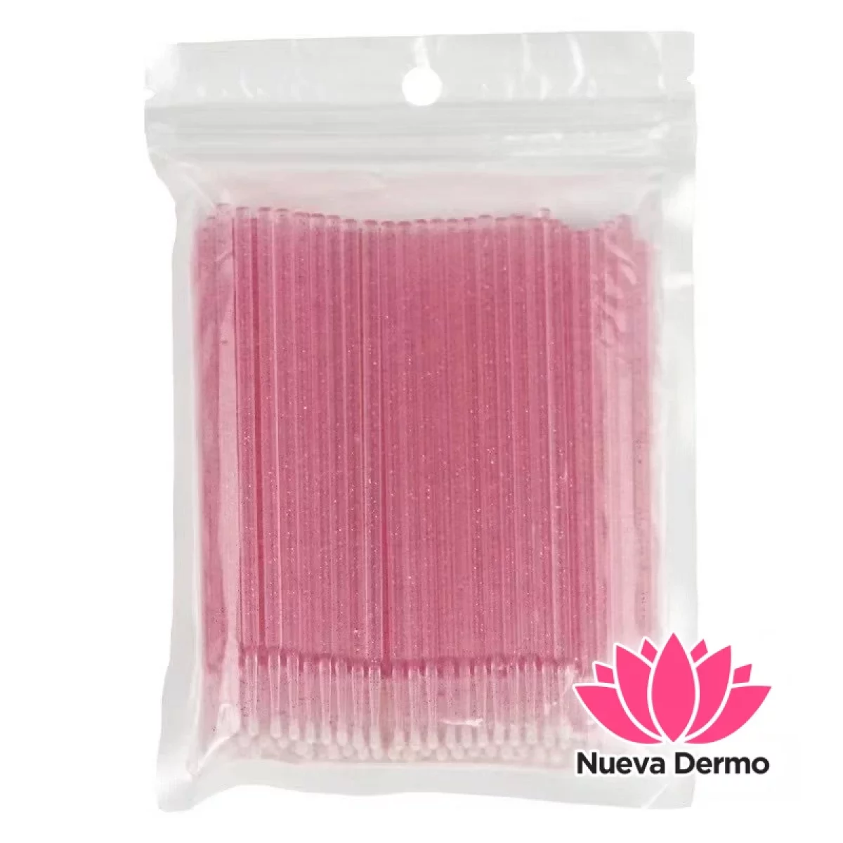 Microhisopos con Glitter 100U