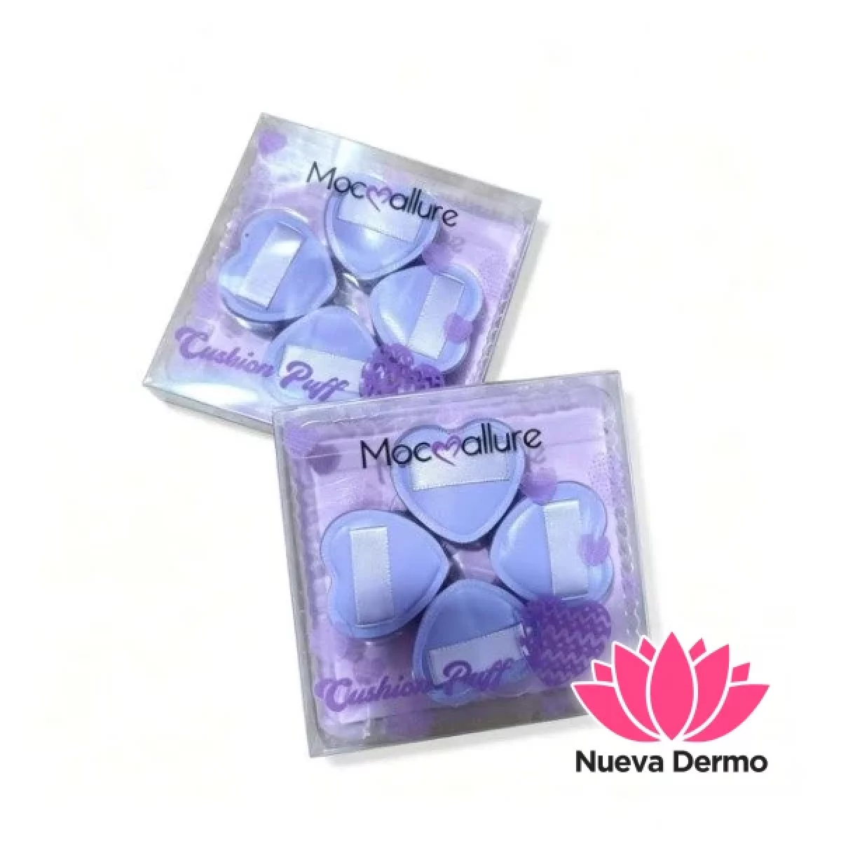 MINI ESPONJA DE MAQUILLAJE X4U PULPURA FF130
