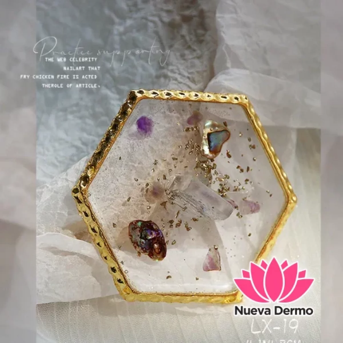 MINI PALETA MEZCLADORA DE RESINA BORDE DORADO 7772021201218 apoya tips