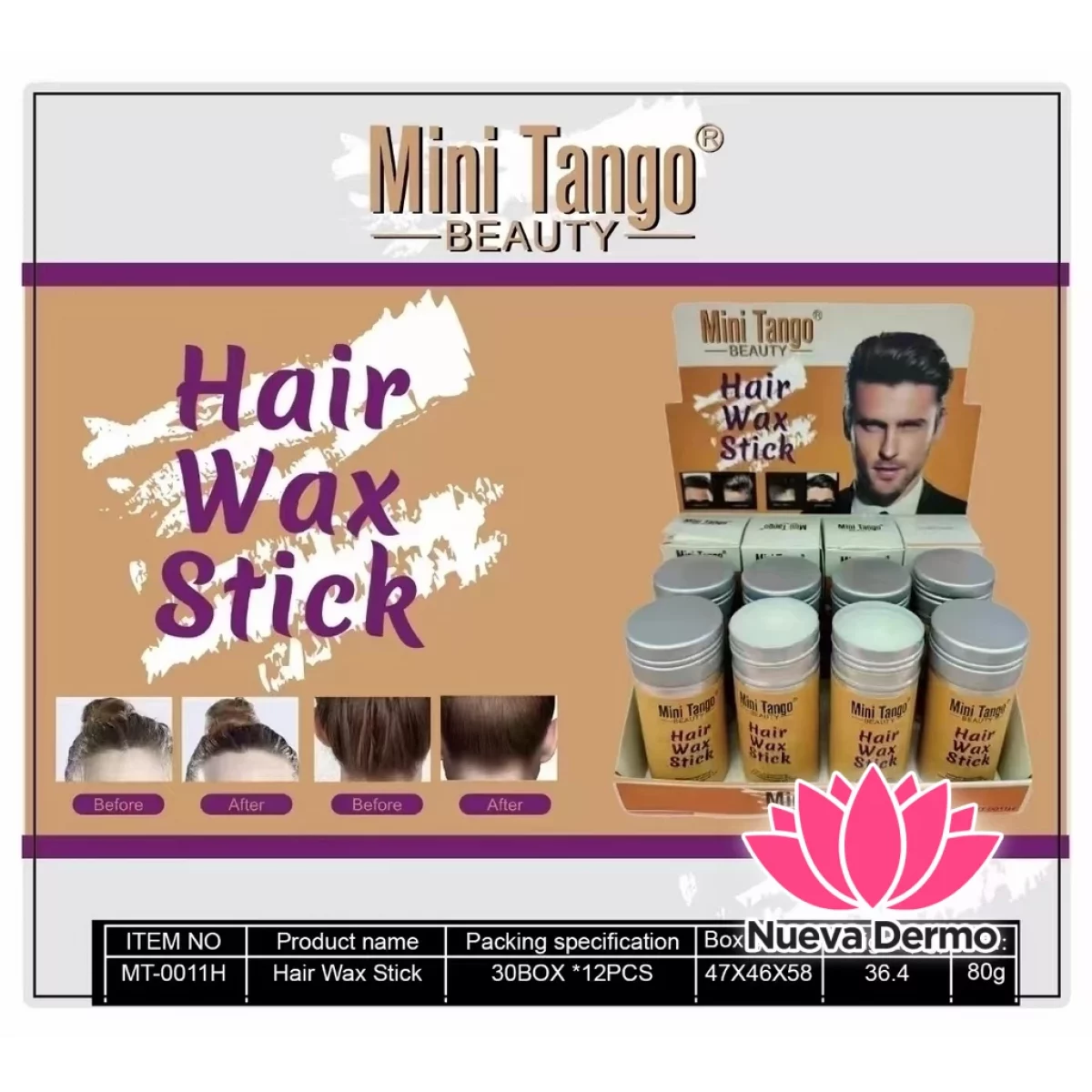 MINI TANGO HAIR WAX STICK MT-0011H 5454845148987
