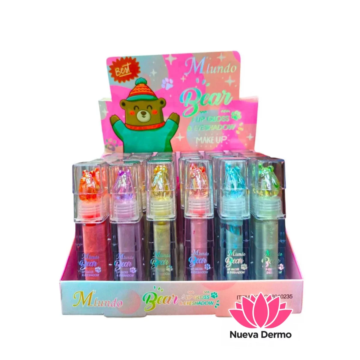 MIUNDO BEAR LIPGLOSS EYESHADOW
