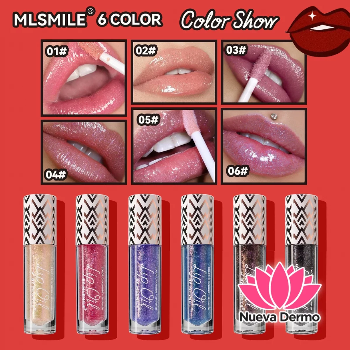 mlsmile change color lip care 6tonos MG-418 6976202170787