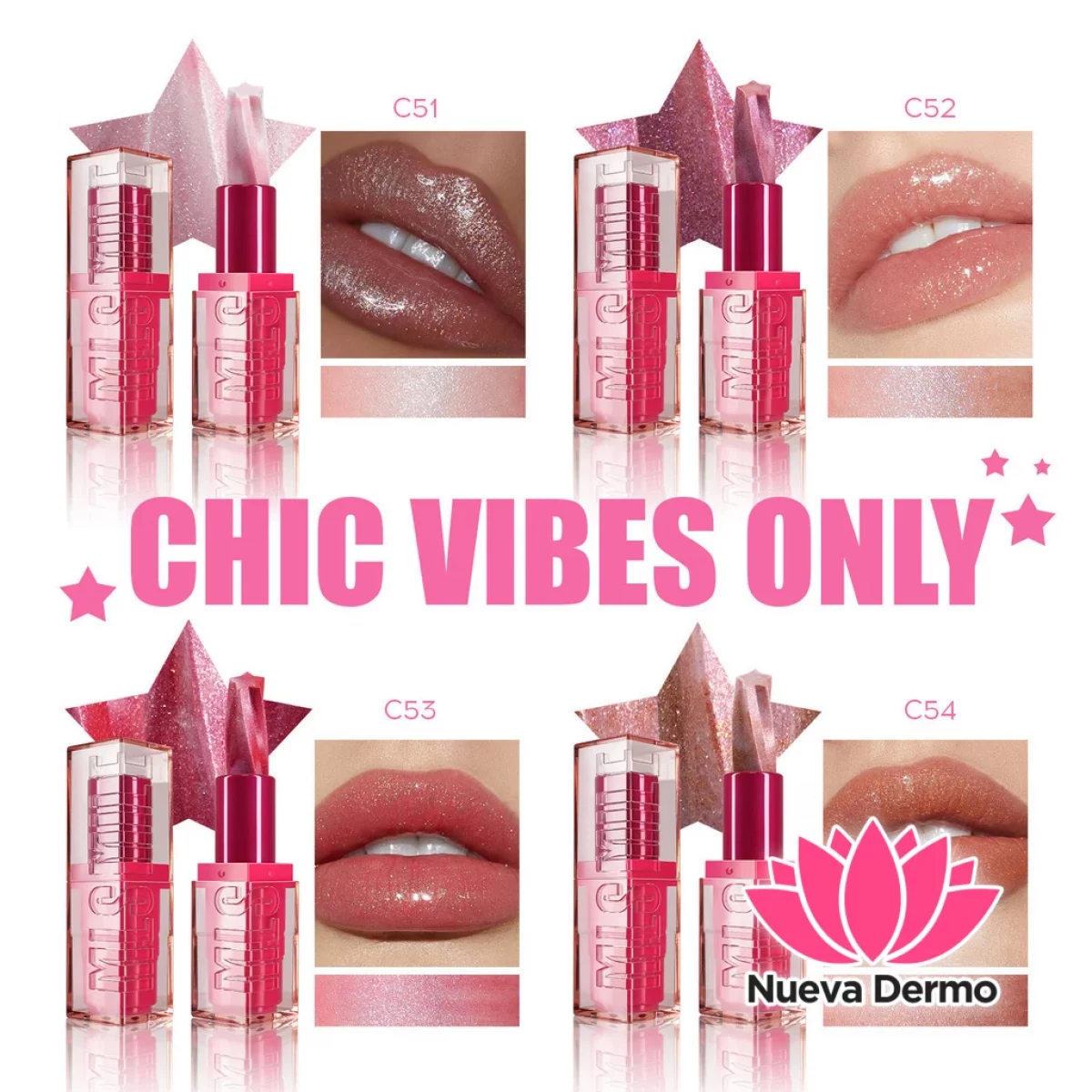 MLSMILE GLITTER MARBLE LIPSTICK mg10143 6976202172002