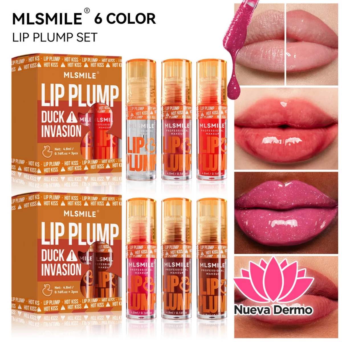 mlsmile lip plump hot kiss kit x3pcs MG-423 6976202171159
