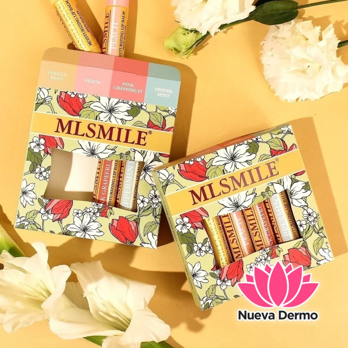 MLSMILE SET LIP BALM 4PCS C48TC2 mg10152 6976202171784