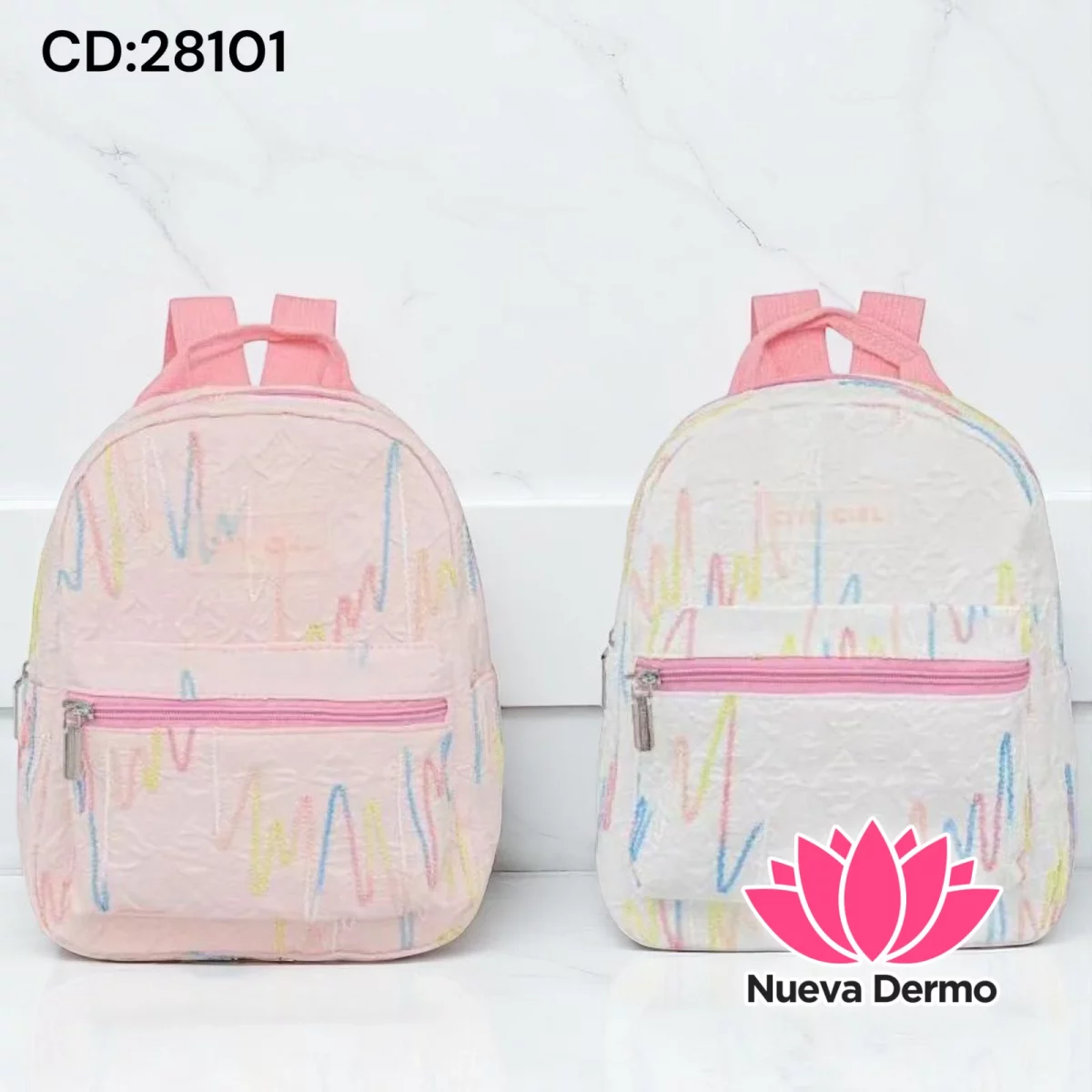 MOCHILA CITY GIRL 28*22*12CM CL-45019/28101