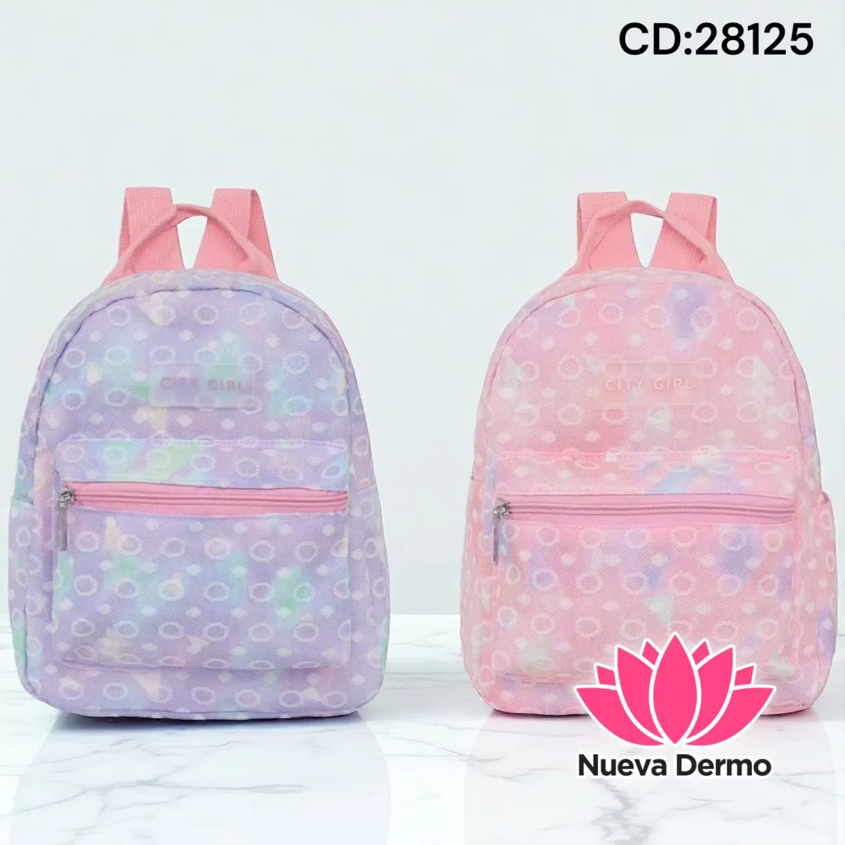 MOCHILA CITY GIRL 28*22*12CM CL-45021/28125