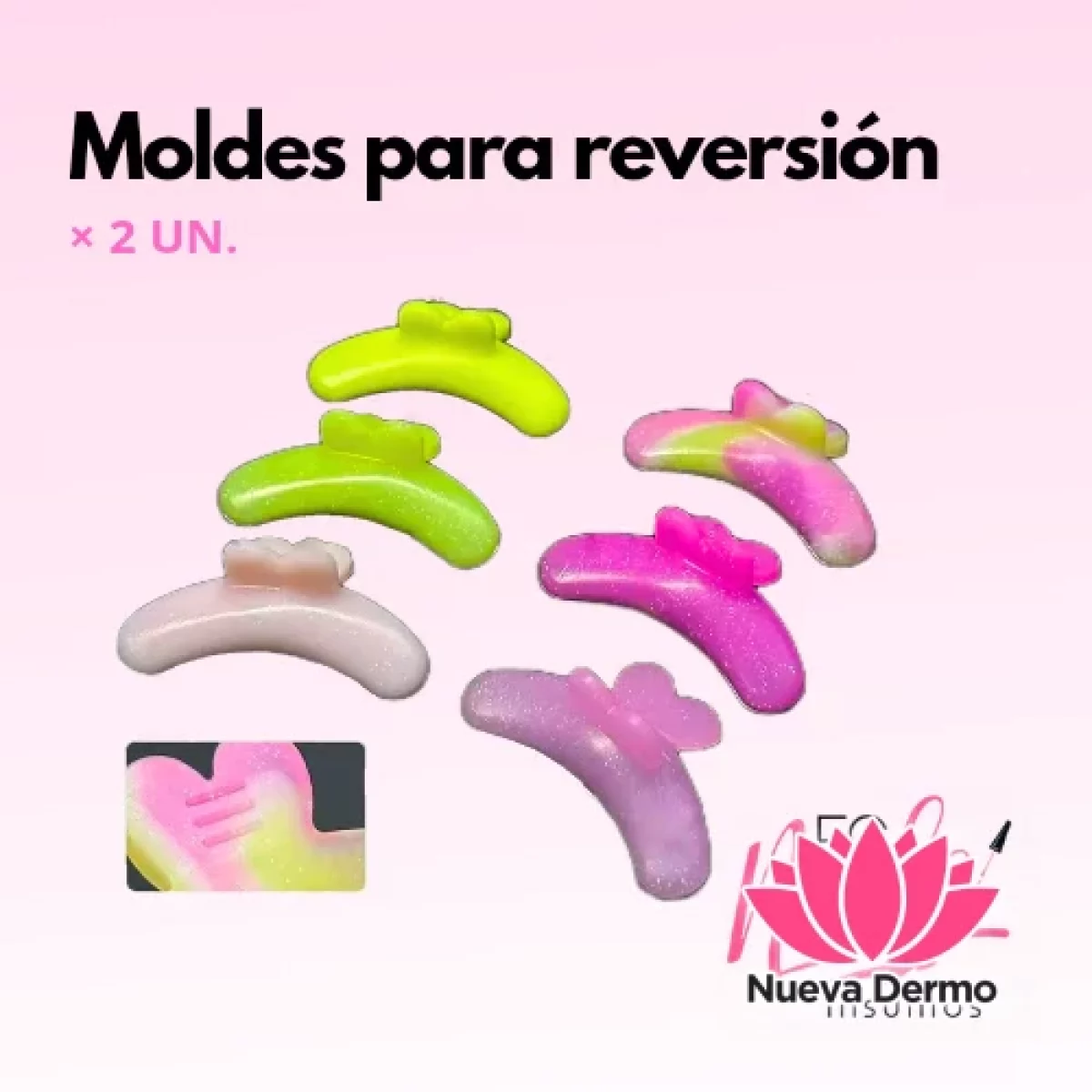 Moldes para Reversión/Hidratación × 2 Unidades.