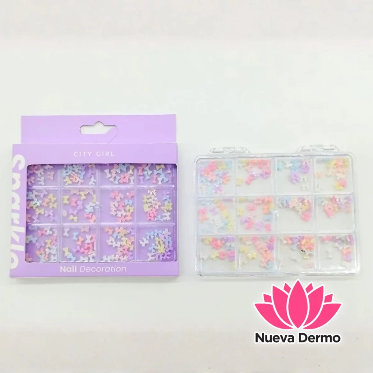 MOÑOS APLIQUES PARA UÑAS EN COLOR PASTEL – CITY GIRL