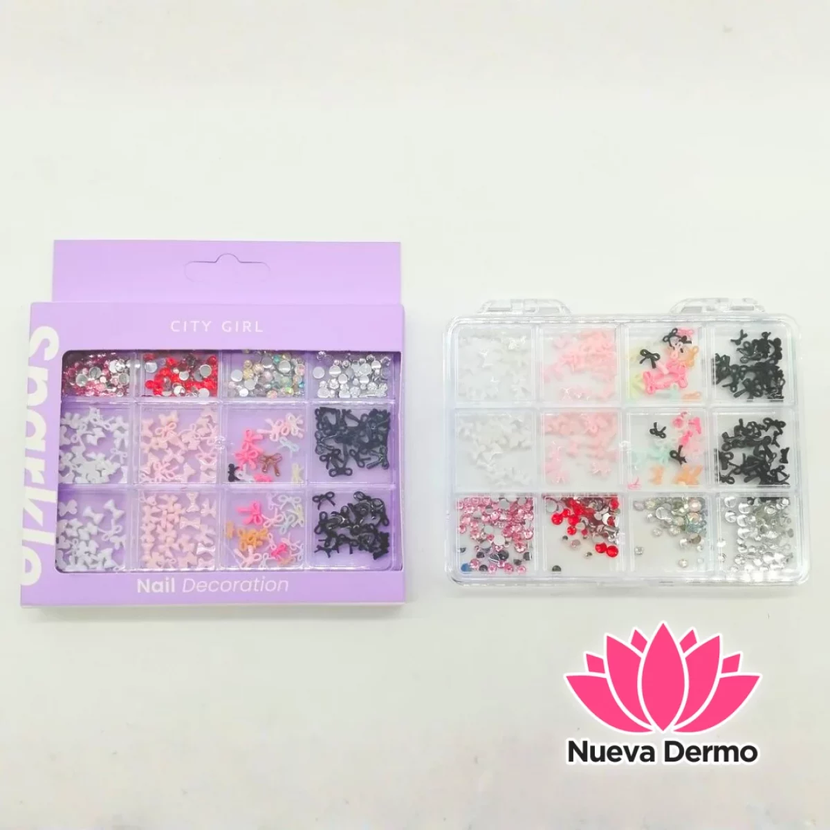 MOÑOS APLIQUES PARA UÑAS + STRASS – CITY GIRL