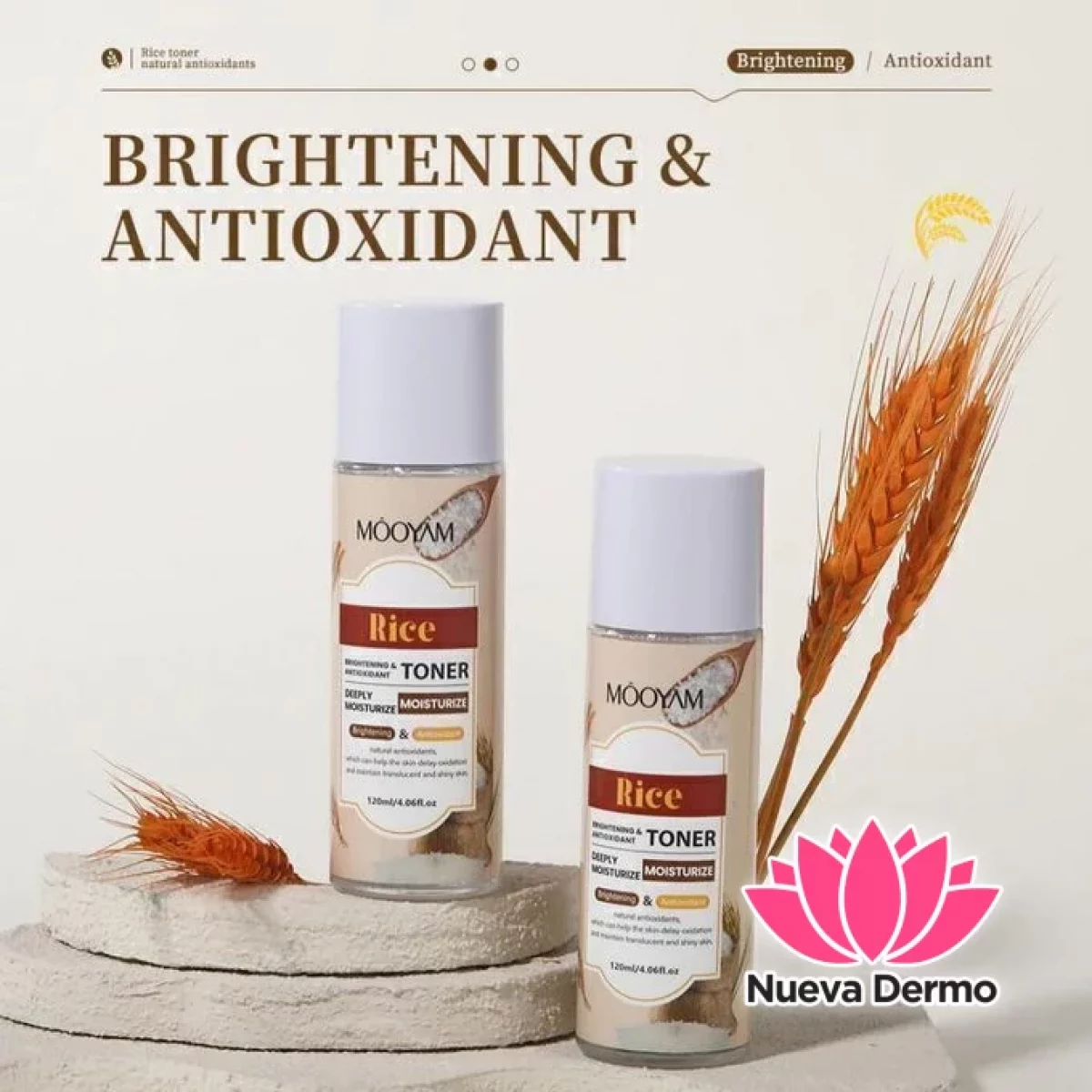 MOOYAM Brightening, Antioxidant Moisturizing Rice toner