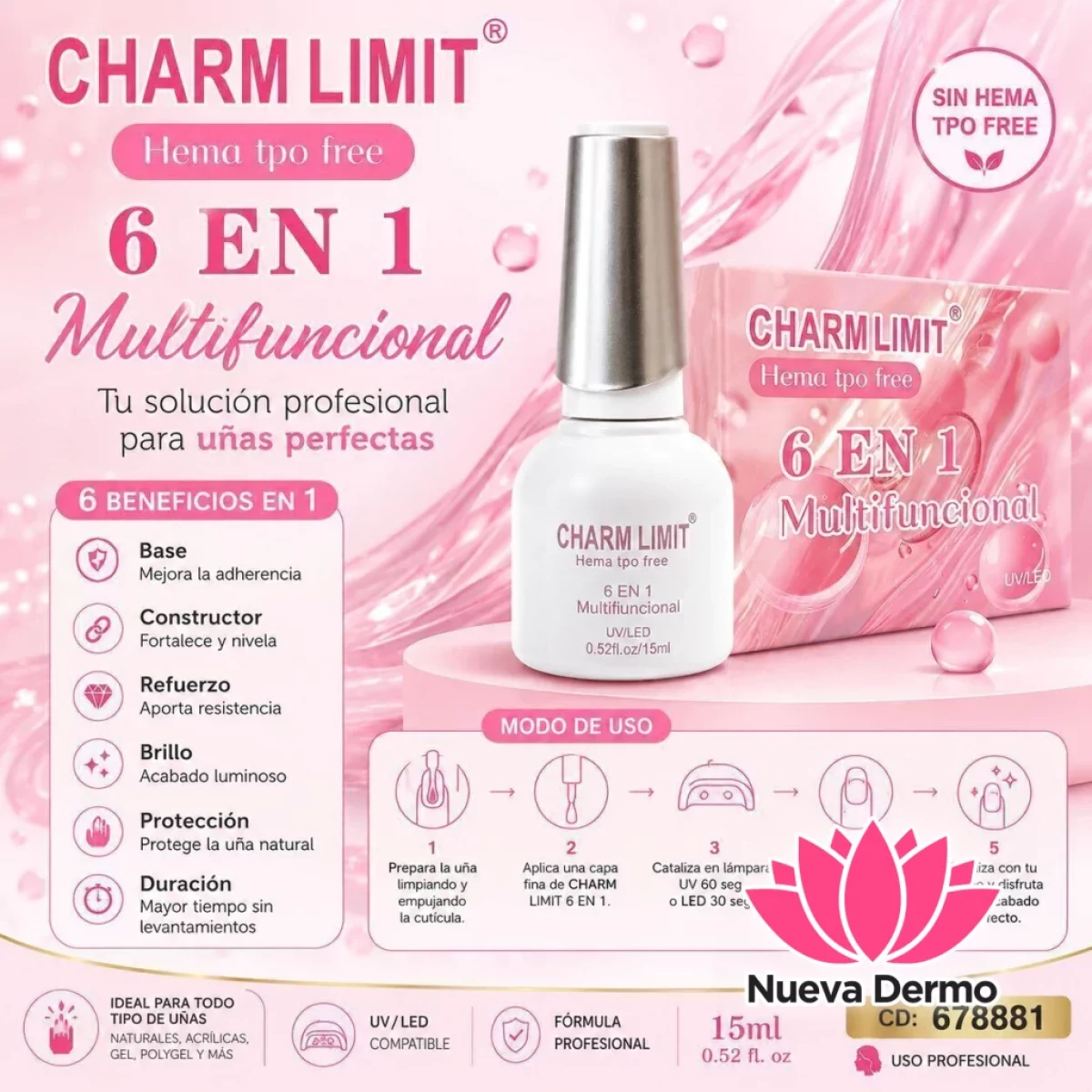 MULTIFUNCIONAL 6EN 1 HEMA TPO FRESS CHARM LIMIT CD: 678881