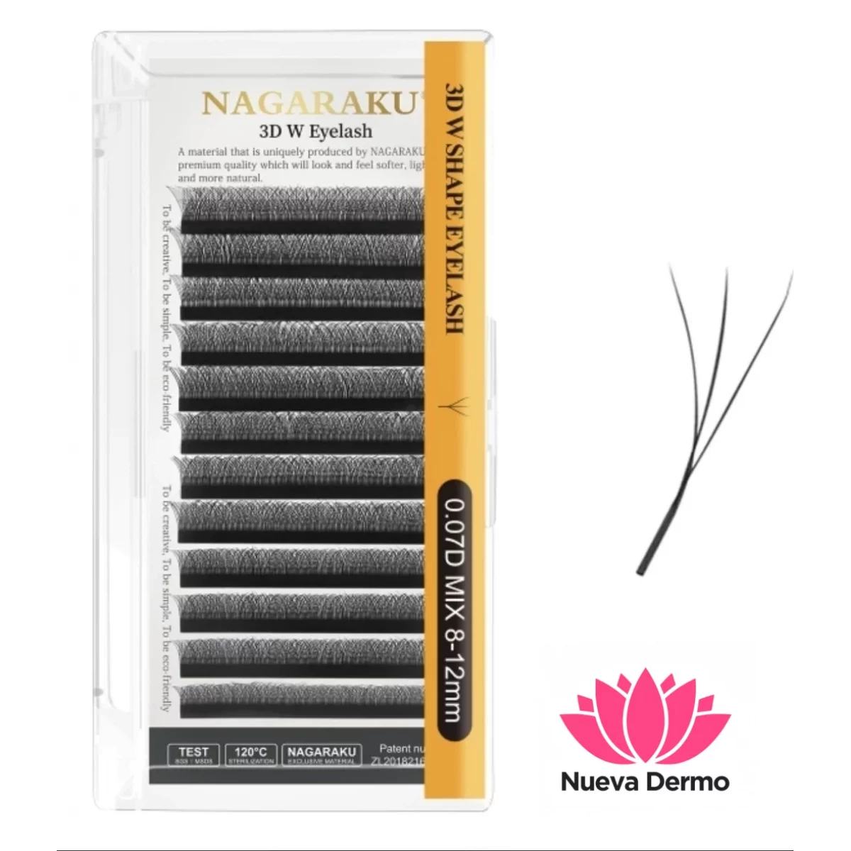 Nagaraku Pestaña Tecnologica 3D 0.07D