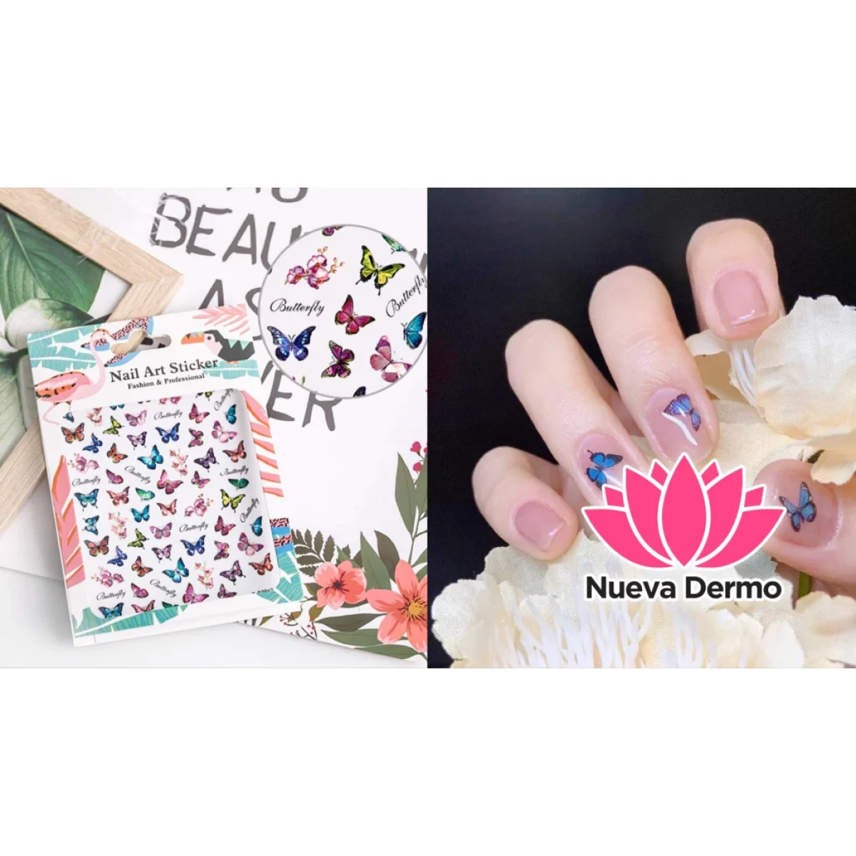 NAIL ART STICKER PARA UÑAS