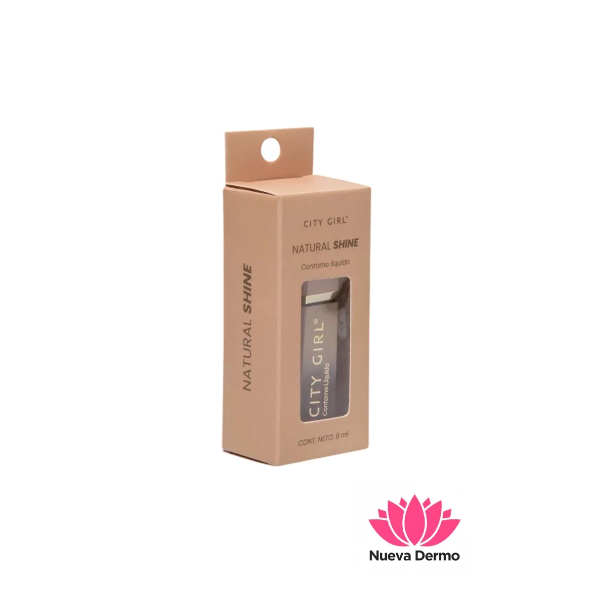 NATURAL SHINE CONTORNO LIQUIDO 8G CITY GIRL RL-12152 6930110505420