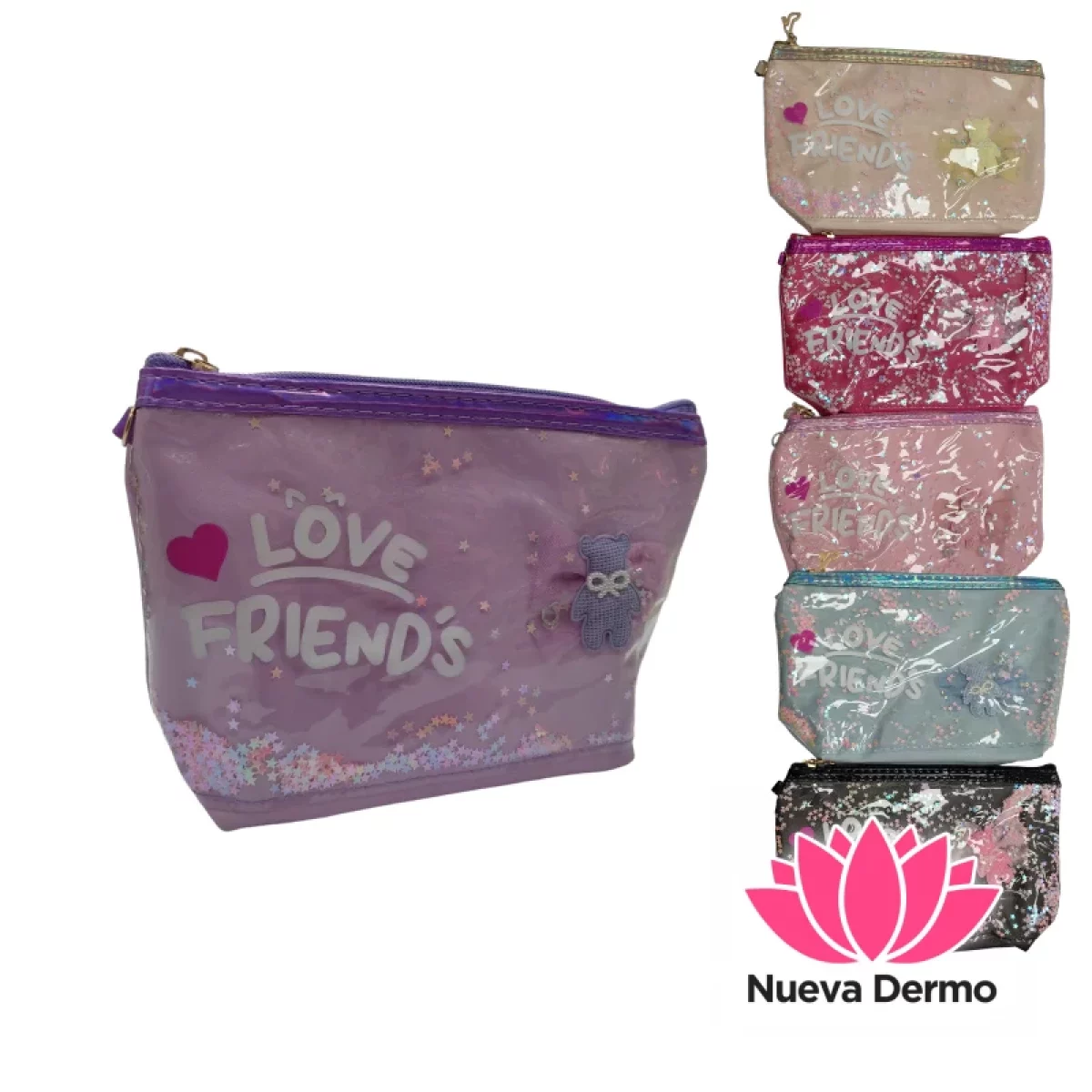 NECESER CARTUCHERA BOLSO MAQUILLAJE PORTA COSMETICO