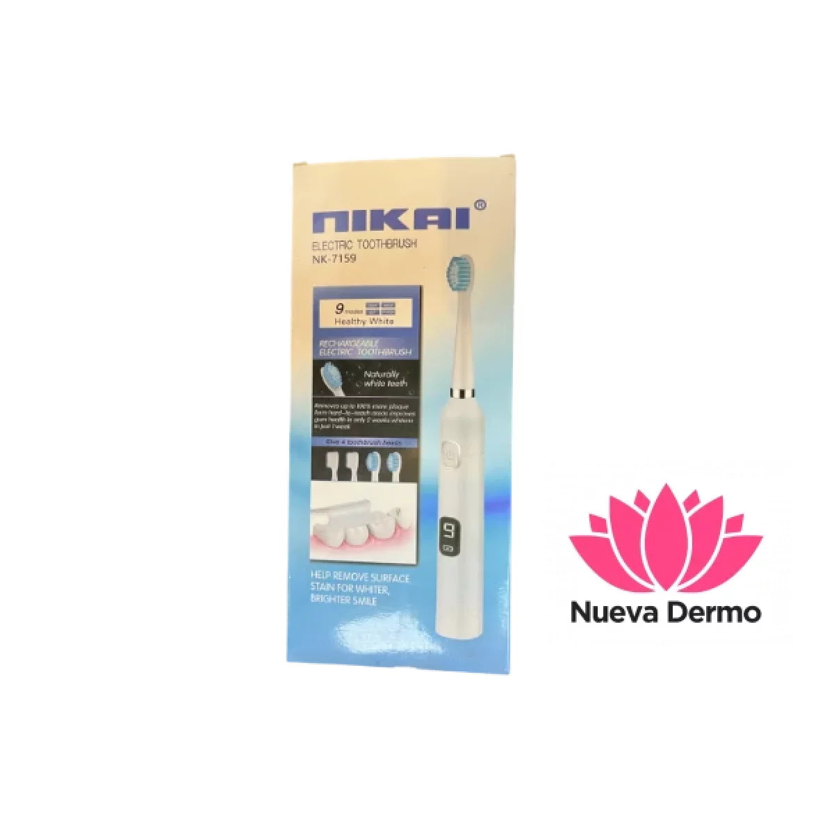 Nikai Limpiador Facial y Dental W580 2EN1