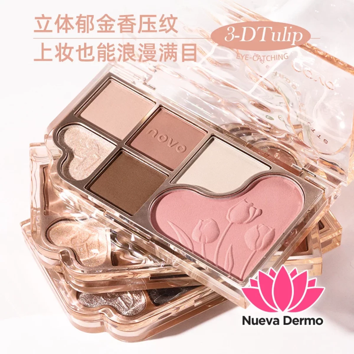 Novo Paleta maquillaje + rubor #6089