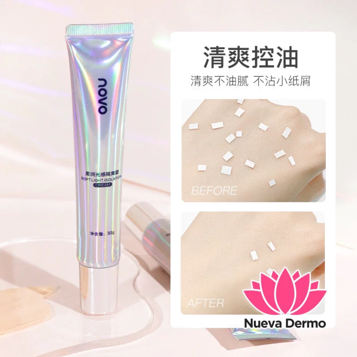 NOVO SOFT LIGHT ISOLATION CREAM NOVO5971 MG-10103 6944787759710