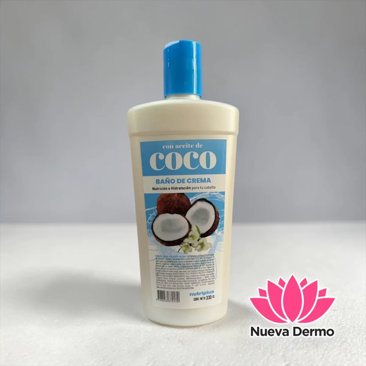 NUTRIPLUS BANO DE CREMA ACEITE DE COCO 330CC 7798056370170
