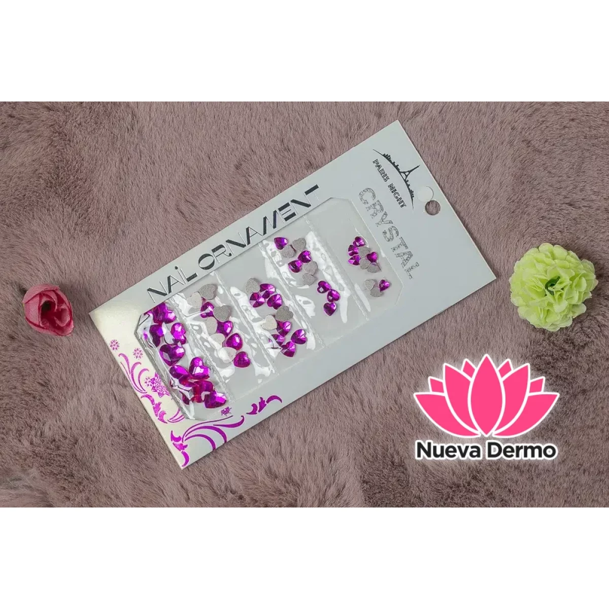 ¡Oferta! 2022D-LI- CRISTAL CORAZON LILA
