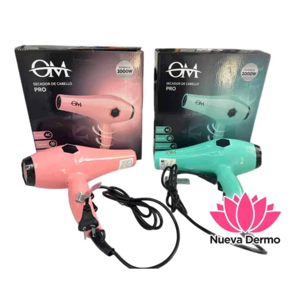 OM SECADOR DE PELO PRO OM-2435 6910200124359