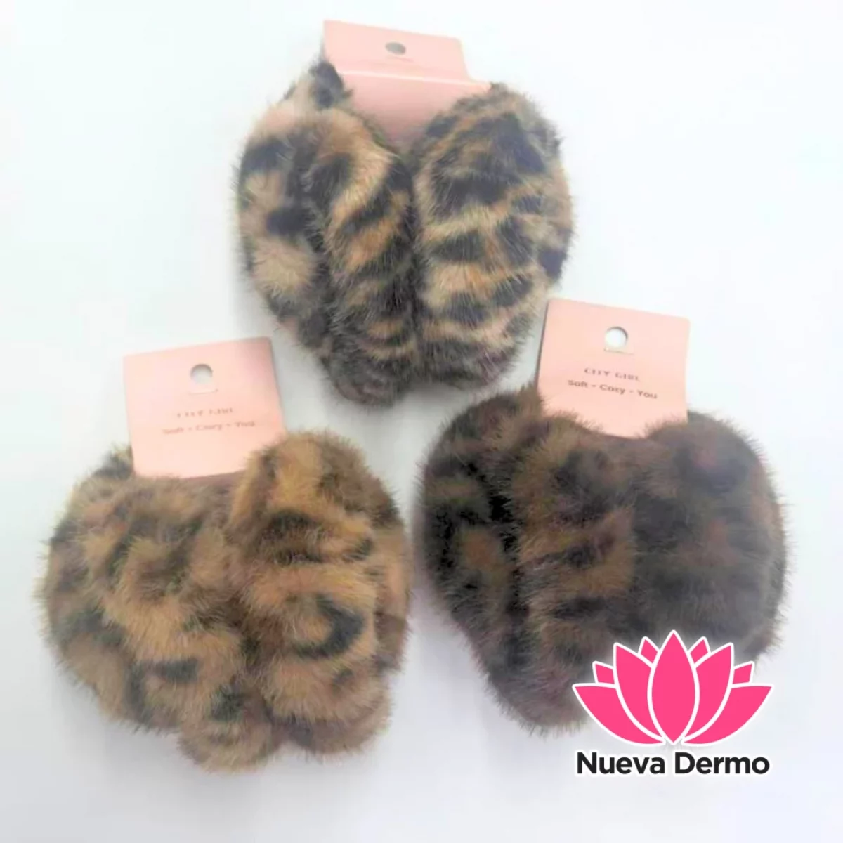 OREJERAS ANIMAL PRINT PELUCHE – CITY GIRL